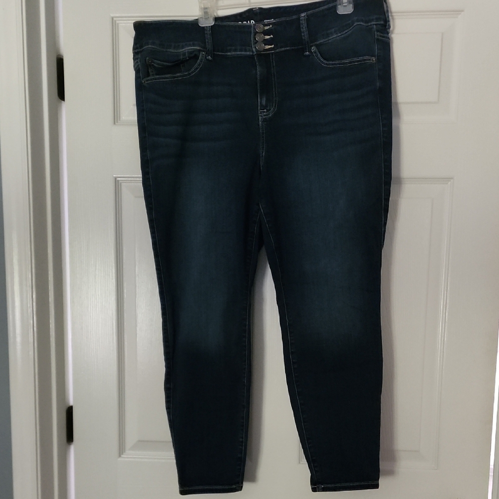 Torrid Dark Wash Ankle Jeans